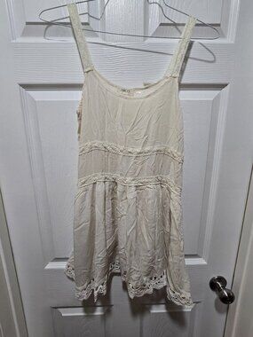 Hanger Lace Tank Top Small Short Slip Dress Lace Straps